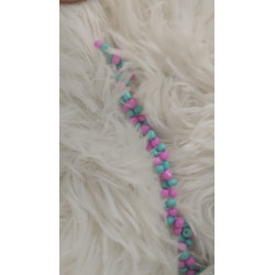 Pulsera azul y lila(en el precio no están incluidos los gastos de envio)